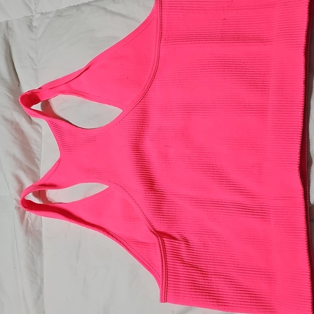 Zenana Womens Neon Ribbed Bralette. Sz Lg/xlg - Picture 5 of 5